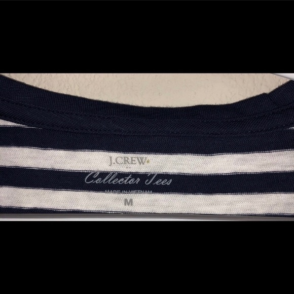 J. Crew collectors tee Flamingo Striped SMall - Picture 4 of 4